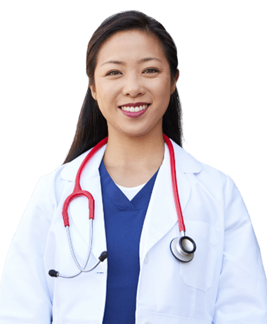 smiling-asian-female-healthcare-worker-outdoors-DSFYEU7
