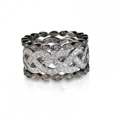 diamond-gemstone-rings-stacked-together-bridal-6BV85TH
