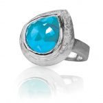 turquoise-silver-fashion-ring-cushion-cut-EWXDF4Z